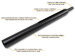 AirsoftPro Steel Cylinder for WELL L96 / MB01 Rifles – Black - obrazek 2