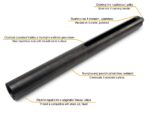 AirsoftPro Steel Cylinder for WELL MB06 Rifles – Black - obrazek 5