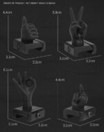 WST FUNNY Plastic Sight Set (2 Pairs) – Black - obrazek 5