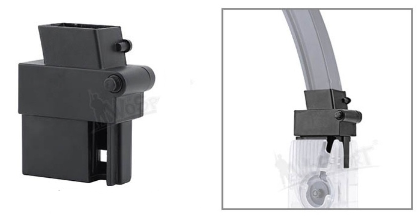 84584 WST LEVER / M12 ODIN Adapter for MP5 Magazines – Black - obrazek 2