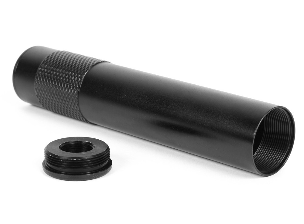 84600 AirsoftPro CNC Aluminum Silencer A.E.I. 150 x 30 mm - obrazek 6