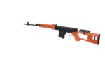 SA SVD RETRO Bolt-Action Sniper Rifle – Black / Wood - obrazek 2
