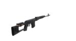 SA SVD RETRO Bolt-Action Sniper Rifle – Black - obrazek 4