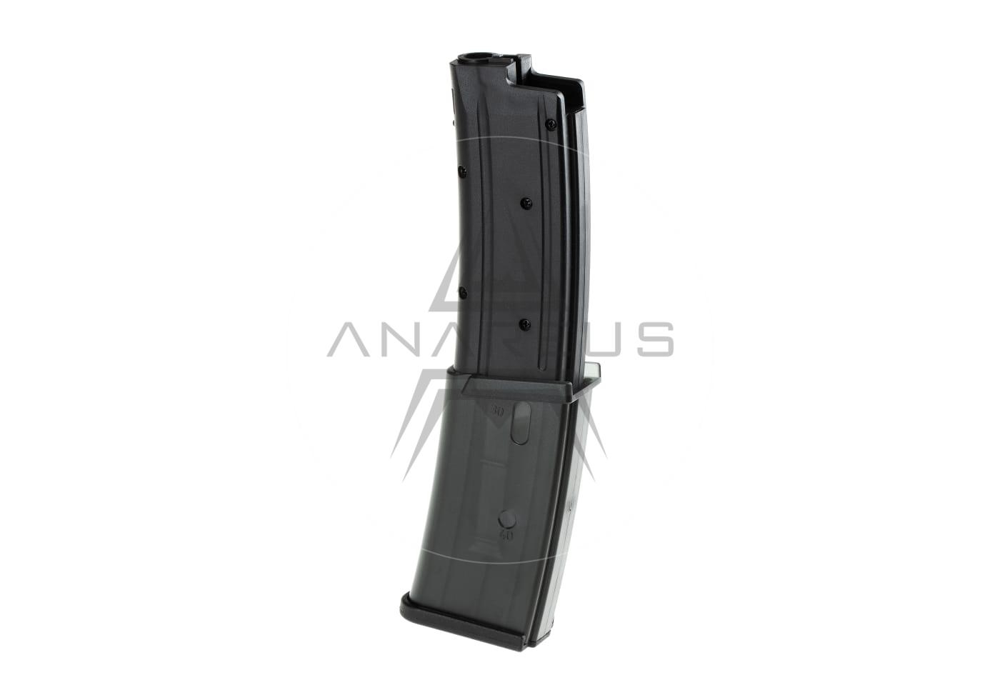 85060 UMAREX MP7A1 AEG Gen2 Mid-Cap Magazine, 110 BBs – Black - obrazek 2