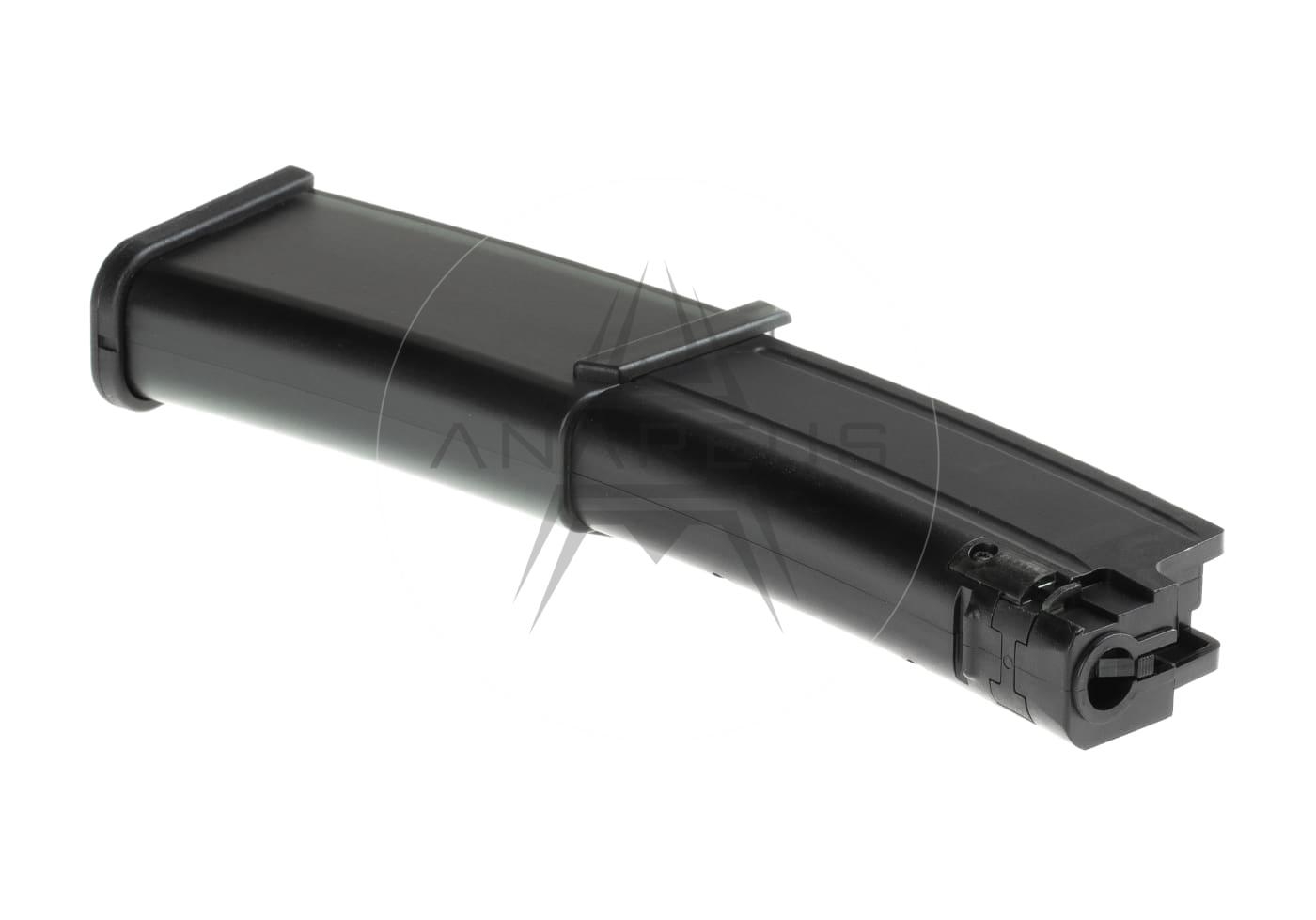 85061 UMAREX MP7A1 AEG Gen2 Mid-Cap Magazine, 110 BBs – Black - obrazek 3