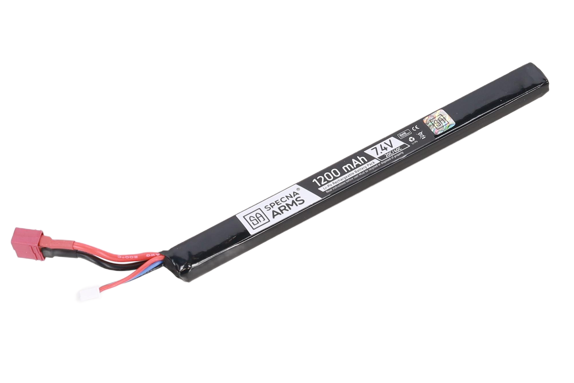 asgbox.pl - Specna Arms akumulator LiPo 7.4V 1200mAh 20C/40C pod pokrywę repliki AK T-Connect asgbox.pl - Specna Arms akumulator LiPo 7.4V 1200mAh 20C/40C pod pokrywę repliki AK T-Connect