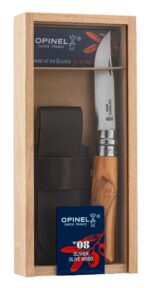 Opinel No. 8 Olivier pocket knife + Alpine case - Opinel No. 8 + Alpine Case - obrazek 2