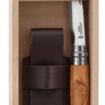 Opinel No. 8 Olivier pocket knife + Alpine case - Opinel No. 8 + Alpine Case