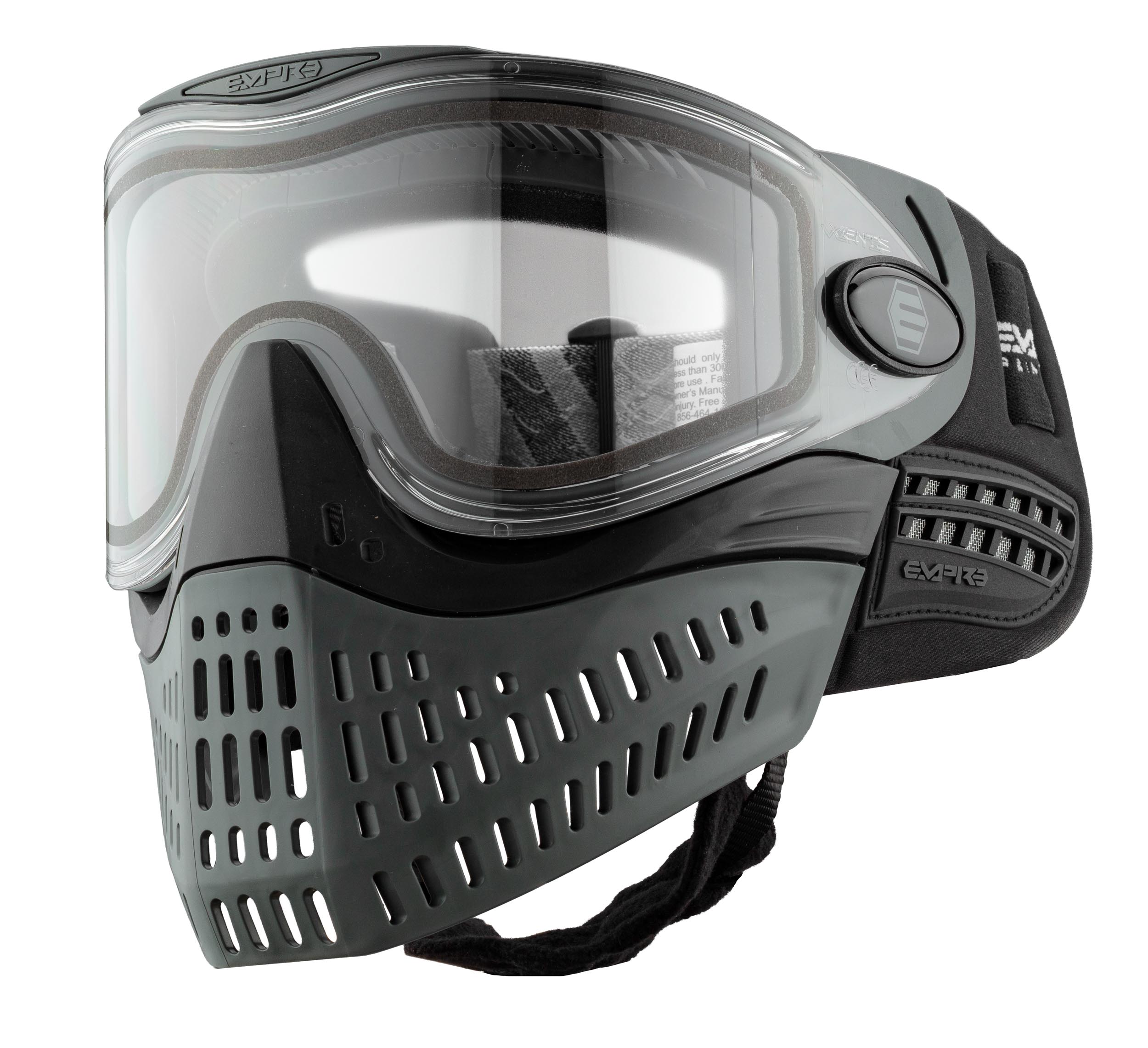 MAS7228-16 EMPIRE Paintball Mask E-Vent Black Gray - - obrazek 7