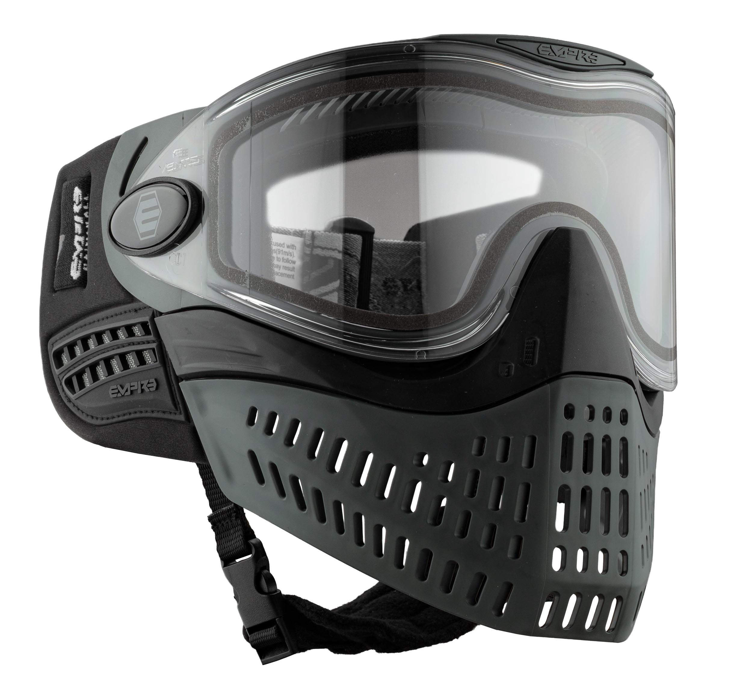 MAS7228-18 EMPIRE Paintball Mask E-Vent Black Gray - - obrazek 6