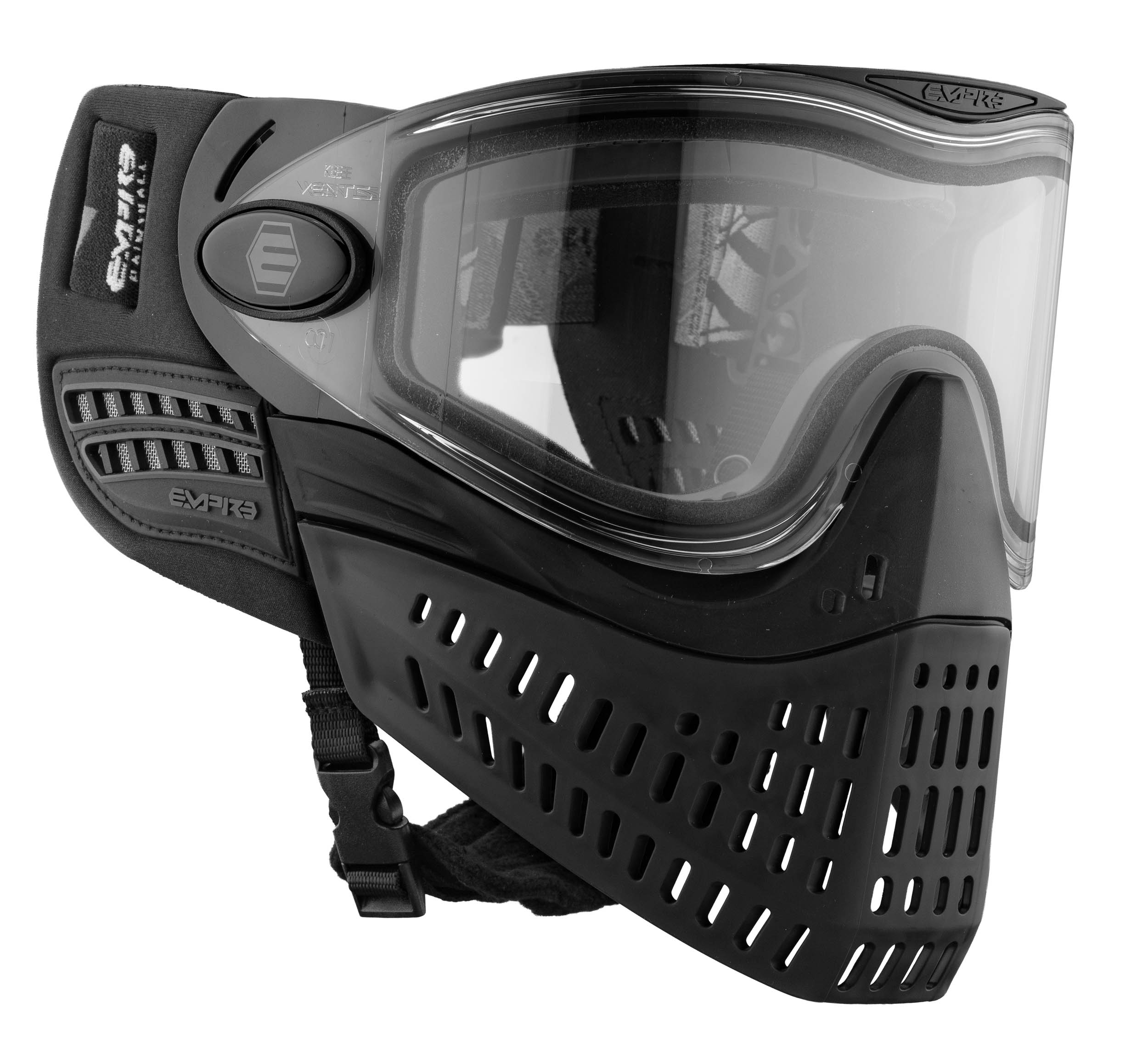 MAS7229-10 EMPIRE Paintball Mask E-Vent Black Black - Empire E-Vent All Black Mask - obrazek 1