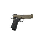 Arcturus Vanguard 5.1 airsoft TAN GBB pistol - Black / Tan