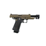 ARCTURUS Vanguard GBB Pistol 4.3'' Comp BLK/TAN - - obrazek 3