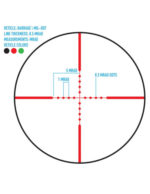FIREFIELD Barrage 2.5-10x40 Riflescope with Red Laser EU less than 1mW - obrazek 9