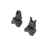 PTS Enhanced Polymer Back-Up Iron Sight (EPBUIS) Front / Rear - Black
