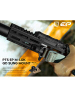 PTS M-LOK QD Sling Mount Ergo-Angled - Black - obrazek 5