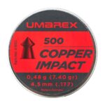 Walther 4.5mm Pointed Waisted Copper Pellets 0.48g 5x500rds