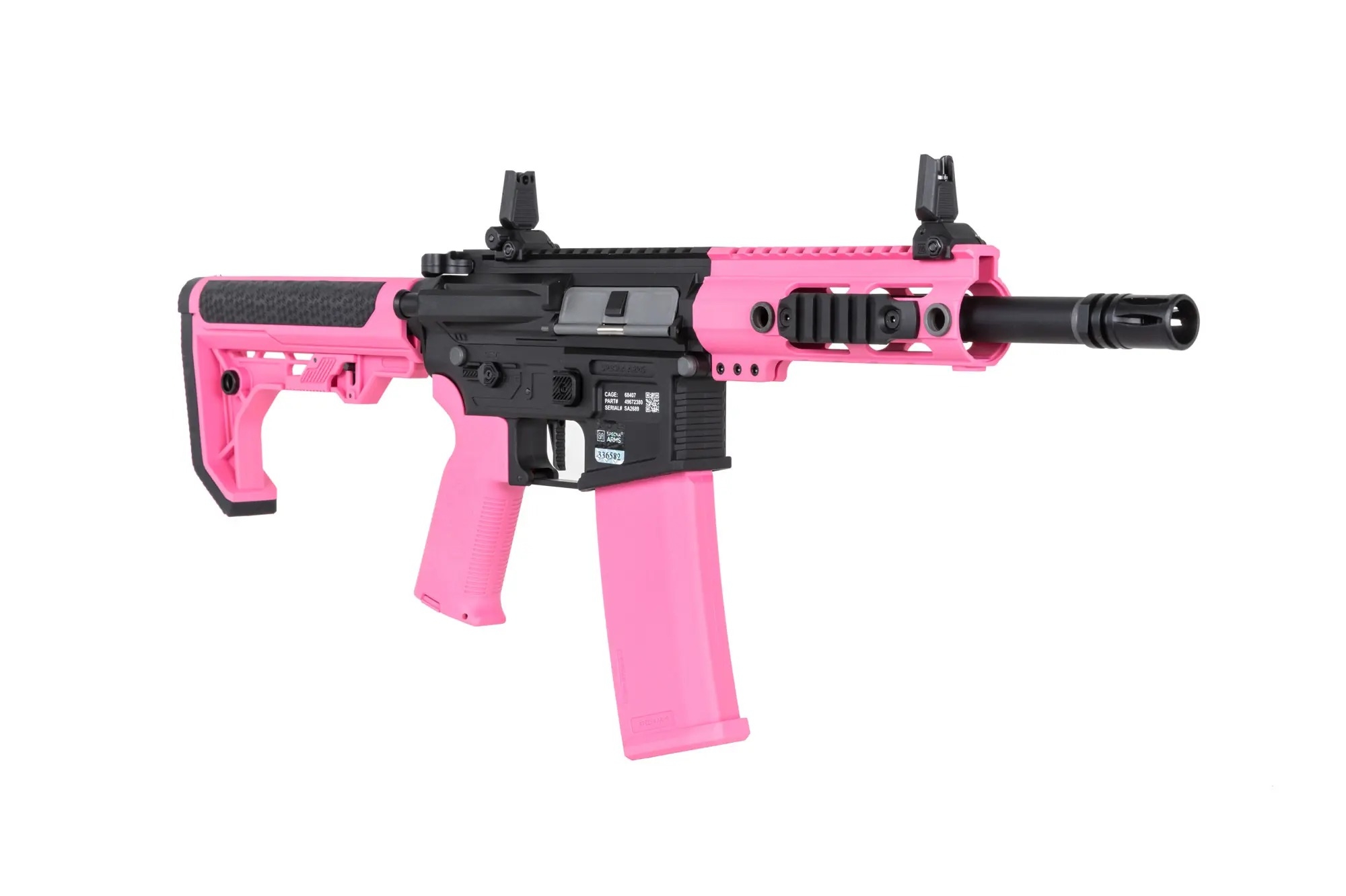 85088 SA M4 CQB RL M-LOK Gen2 (SA-F04-RL FLEX(TM) BLDC(TM) HAL ETU(TM)) – Pink - obrazek 5