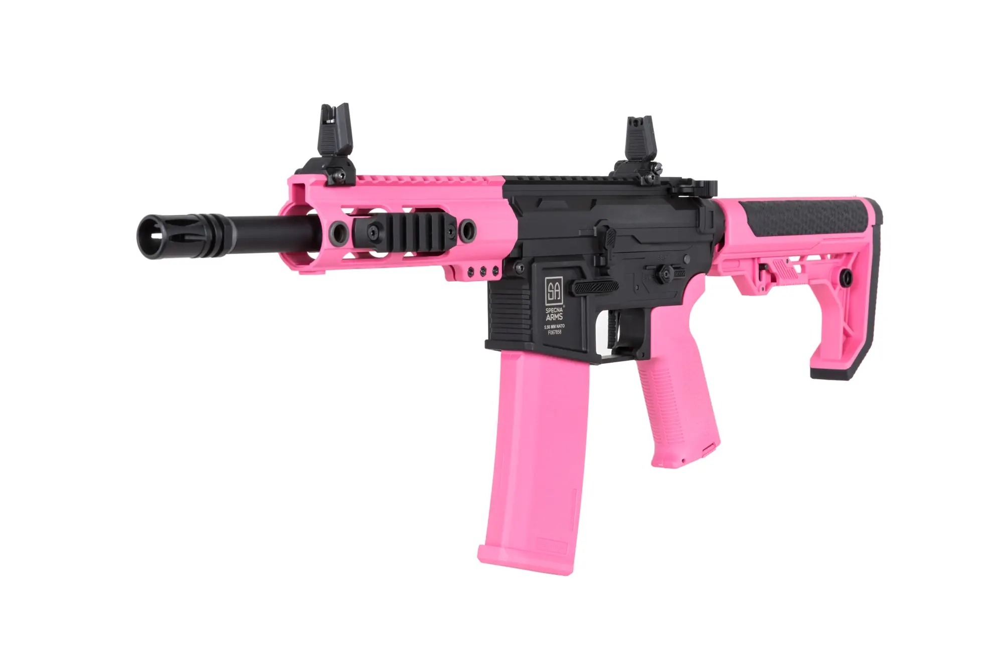 85094 SA M4 CQB RL M-LOK Gen2 (SA-F04-RL FLEX(TM) BLDC(TM) HAL ETU(TM)) – Pink - obrazek 6