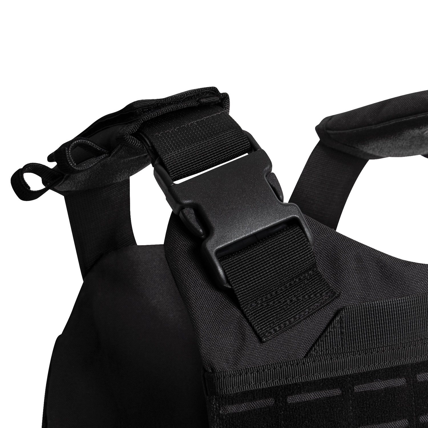 85180 ROTHCO MOLLE VEST Laser-Cut Plate Carrier – Black - obrazek 7