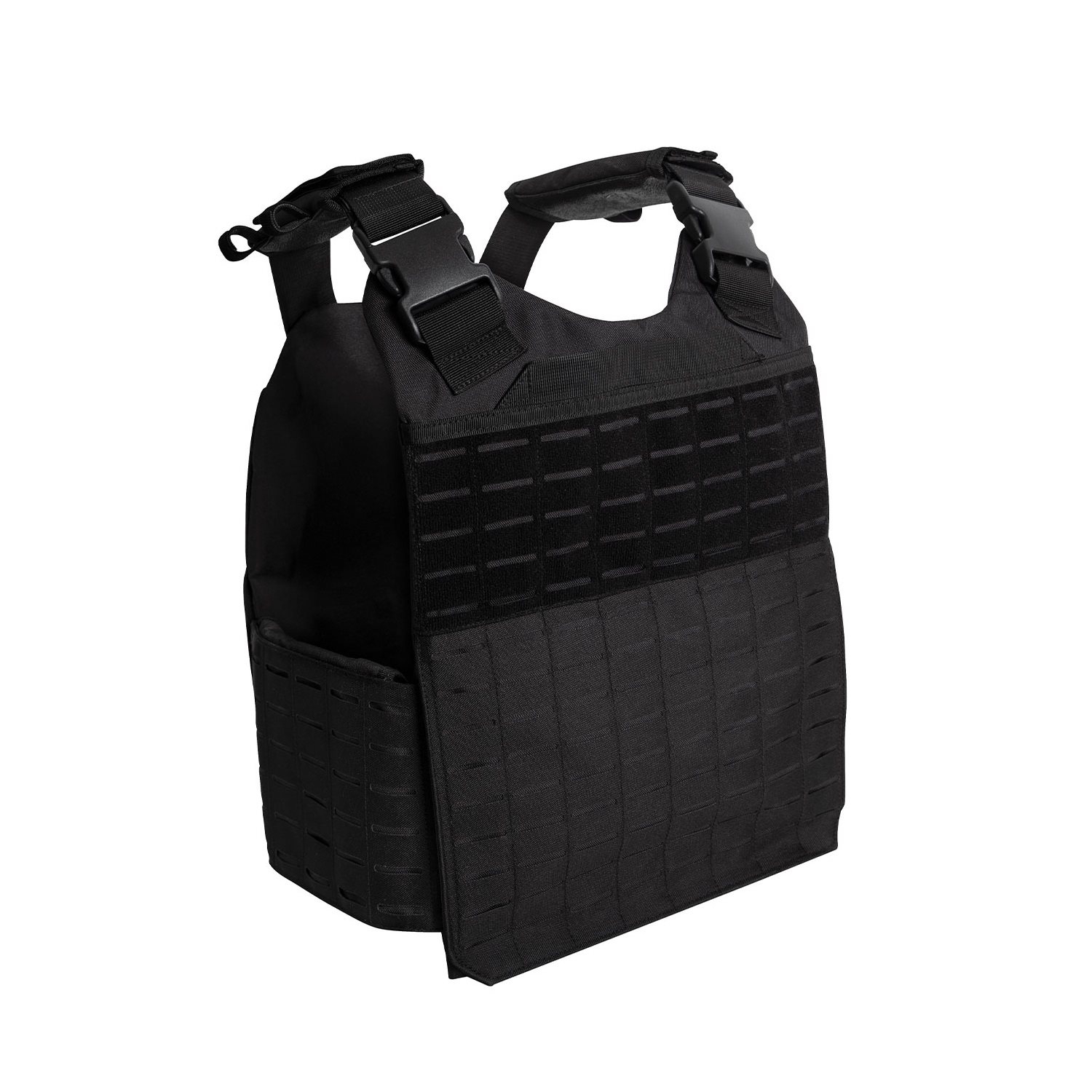 85181 ROTHCO MOLLE VEST Laser-Cut Plate Carrier – Black - obrazek 2
