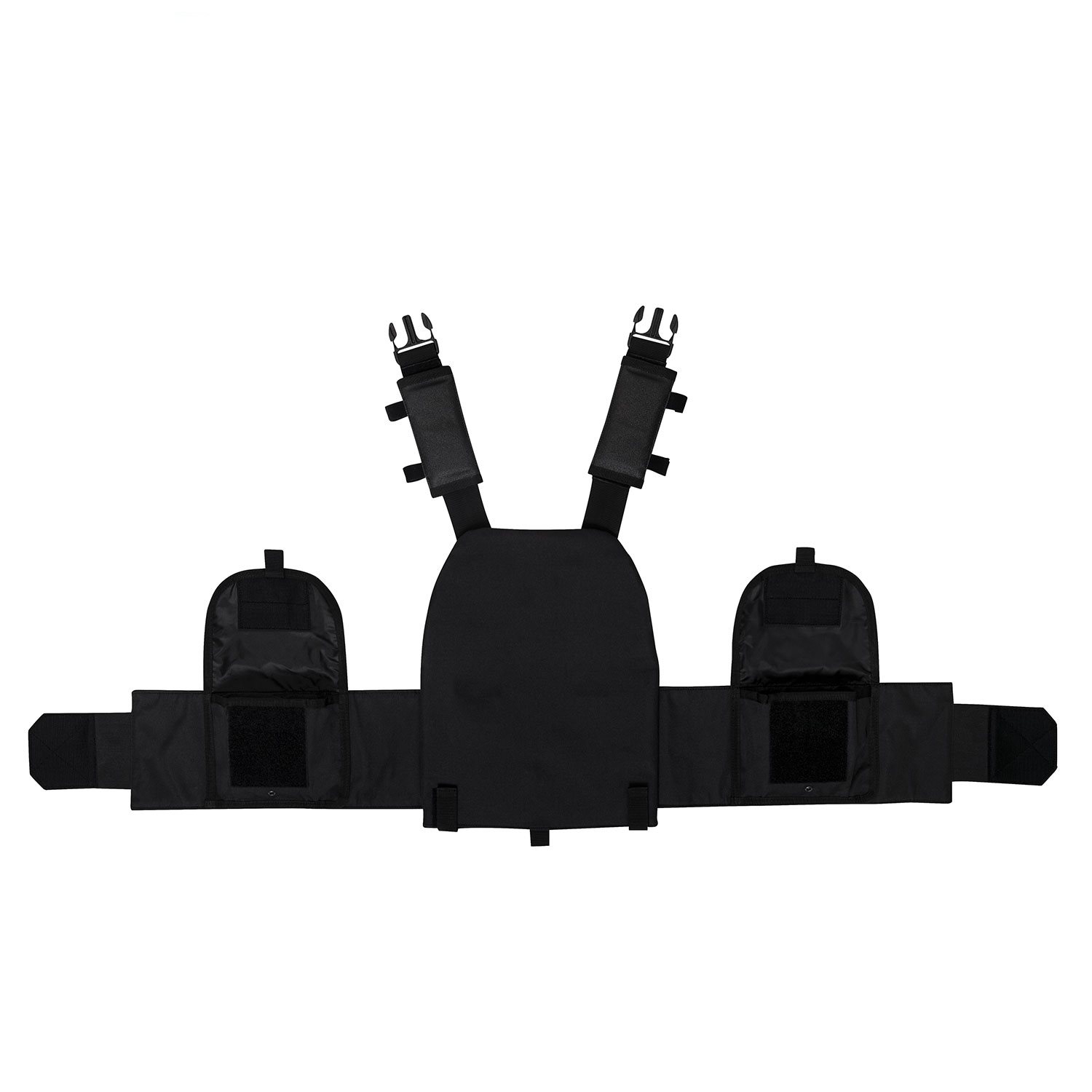 85185 ROTHCO MOLLE VEST Laser-Cut Plate Carrier – Black - obrazek 5