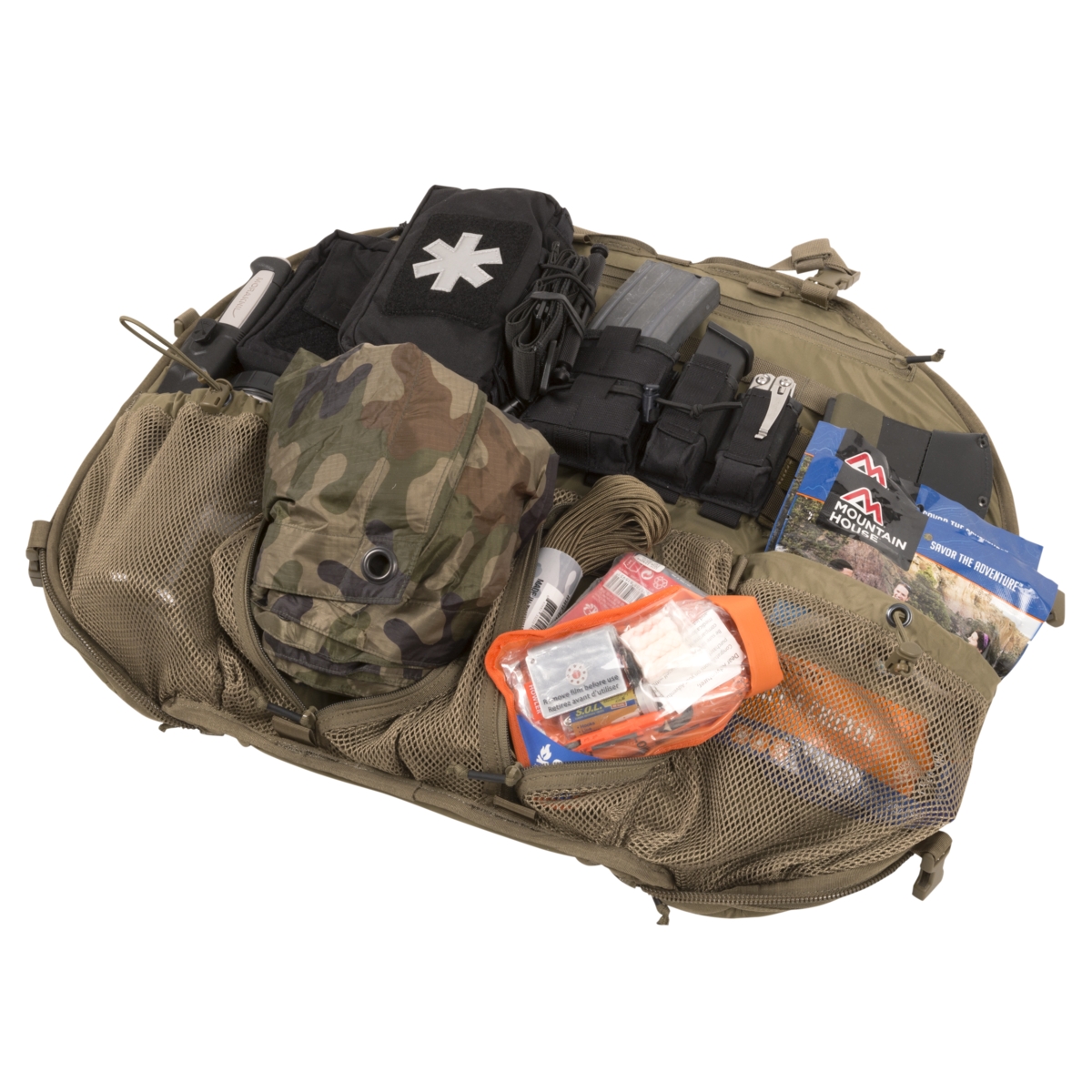 85208 HELIKON BAIL OUT BAG(R) Backpack 25 L – Black - obrazek 10