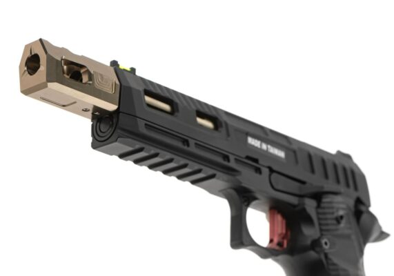 KJ Works KP-19 Full Metal GBB Pistol Black - obrazek 4