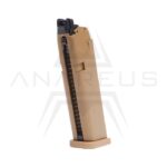 UMAREX / VFC Glock 19X GBB Gas Magazine, 22 BBs – Tan