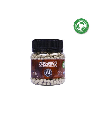 asg-043g-bio-precision-ammunition-1000-rounds ASG 0.43g BIO precision ammunition (1000 rounds) - obrazek 1
