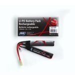 ASG 7.4v 1300mah 25C lipo double-stick battery - Mini Tamiya