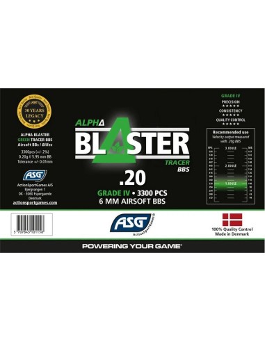 asg-alpha-blaster-020g-green-tracer-3300-bbs ASG Alpha Blaster 0.20g Green tracer - 3300 bbs - obrazek 2