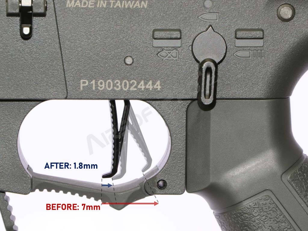 Speed Trigger Convertion dla G&G ARP9/556, CM16/TR16 G2 hairtrigger