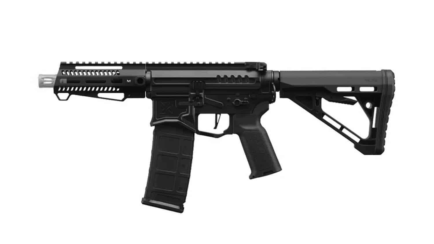 Alternative view of Zion Arms R15 mod 1 black short