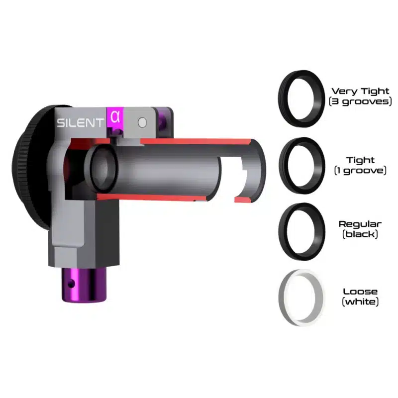 Alternative view of Komora Hop Up Silent Industries CNC ALPHA M4/16 AEG/HPA