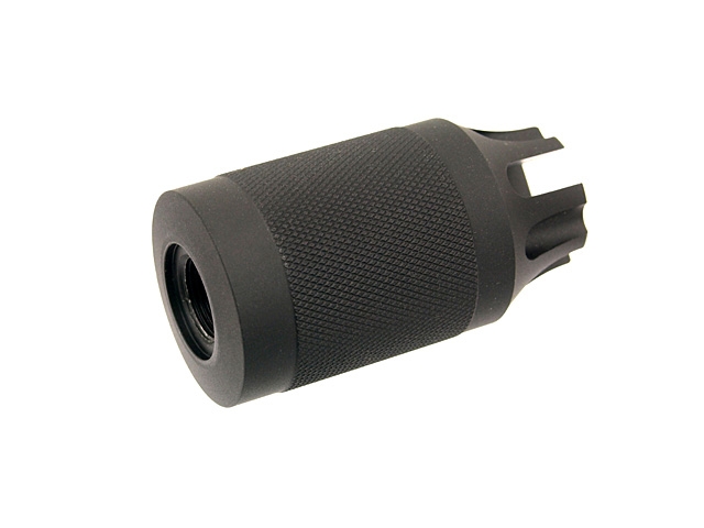 Alternative view of Kompensator flash hider CQB 556 Steel Airsoft 14mm CCW