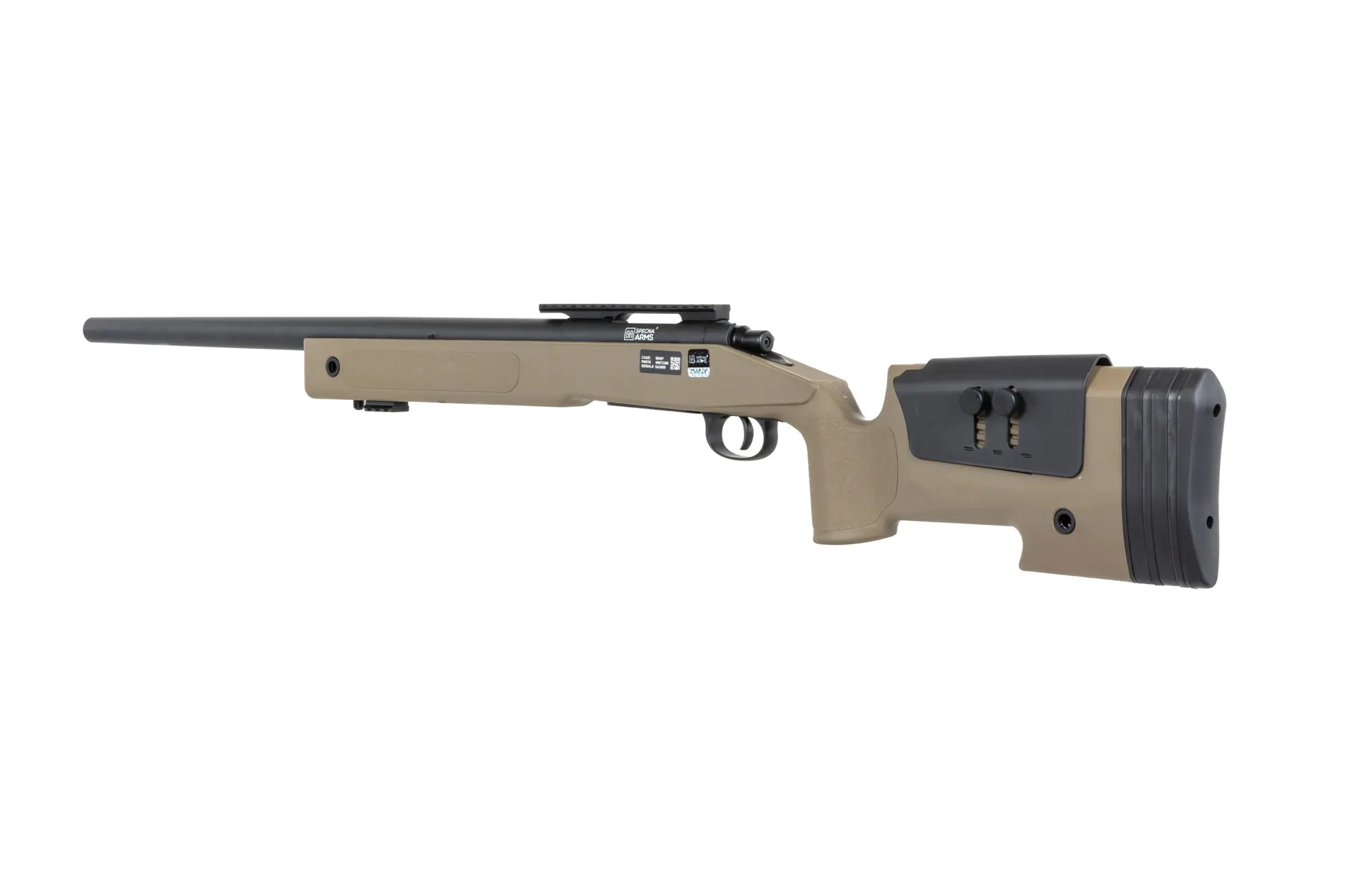 Karabin wyborowy ASG Specna Arms SA-S02 CORE™ High Velocity Upgraded Tan