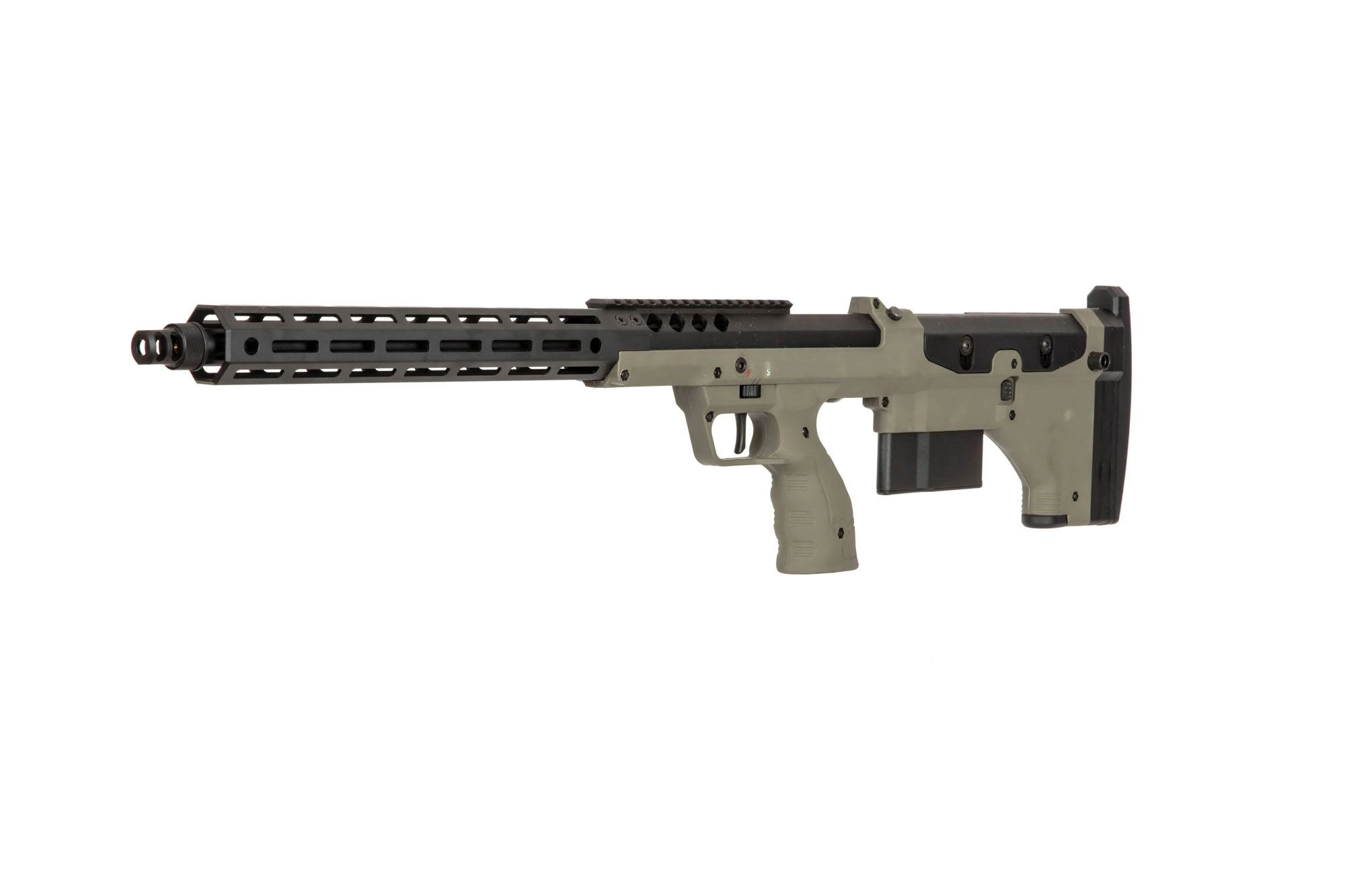 Replika karabinu snajperskiego Desert Tech SRS-A2/M2 22” (praworęczna) - oliwkowa