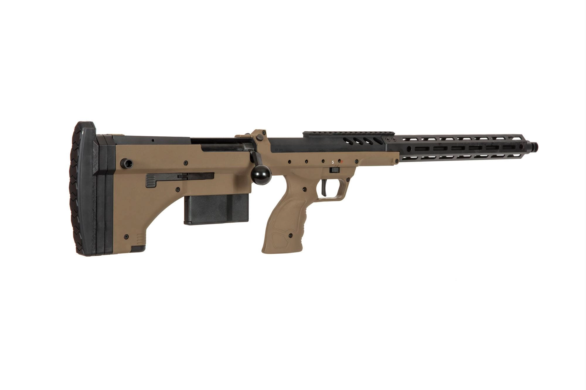 Alternative view of Replika karabinu snajperskiego Desert Tech SRS-A2/M2 22” (praworęczna) - FDE