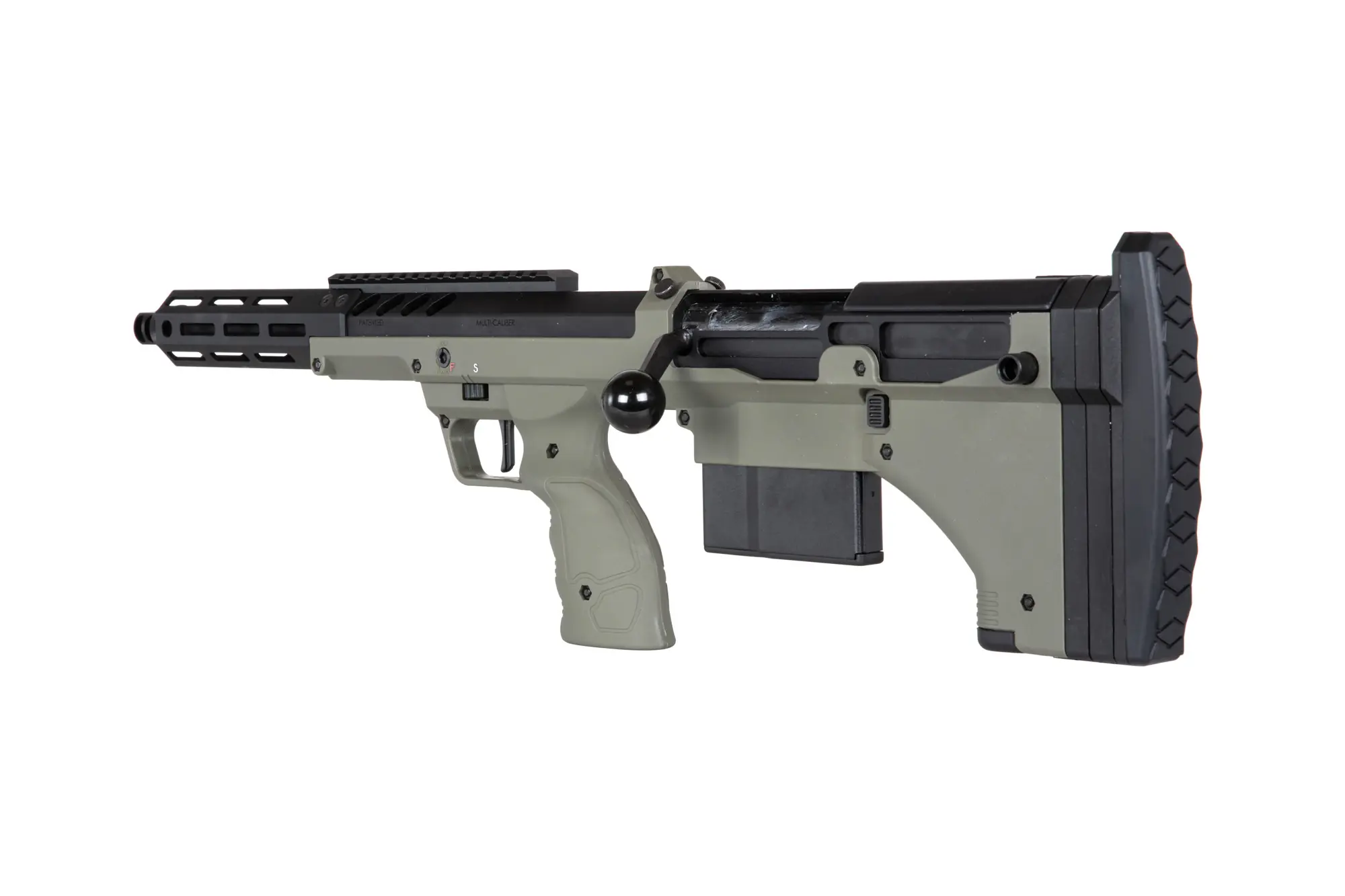 Replika karabinu snajperskiego Desert Tech SRS-A2/M2 Covert 16” (leworęczna) Oliwkowa