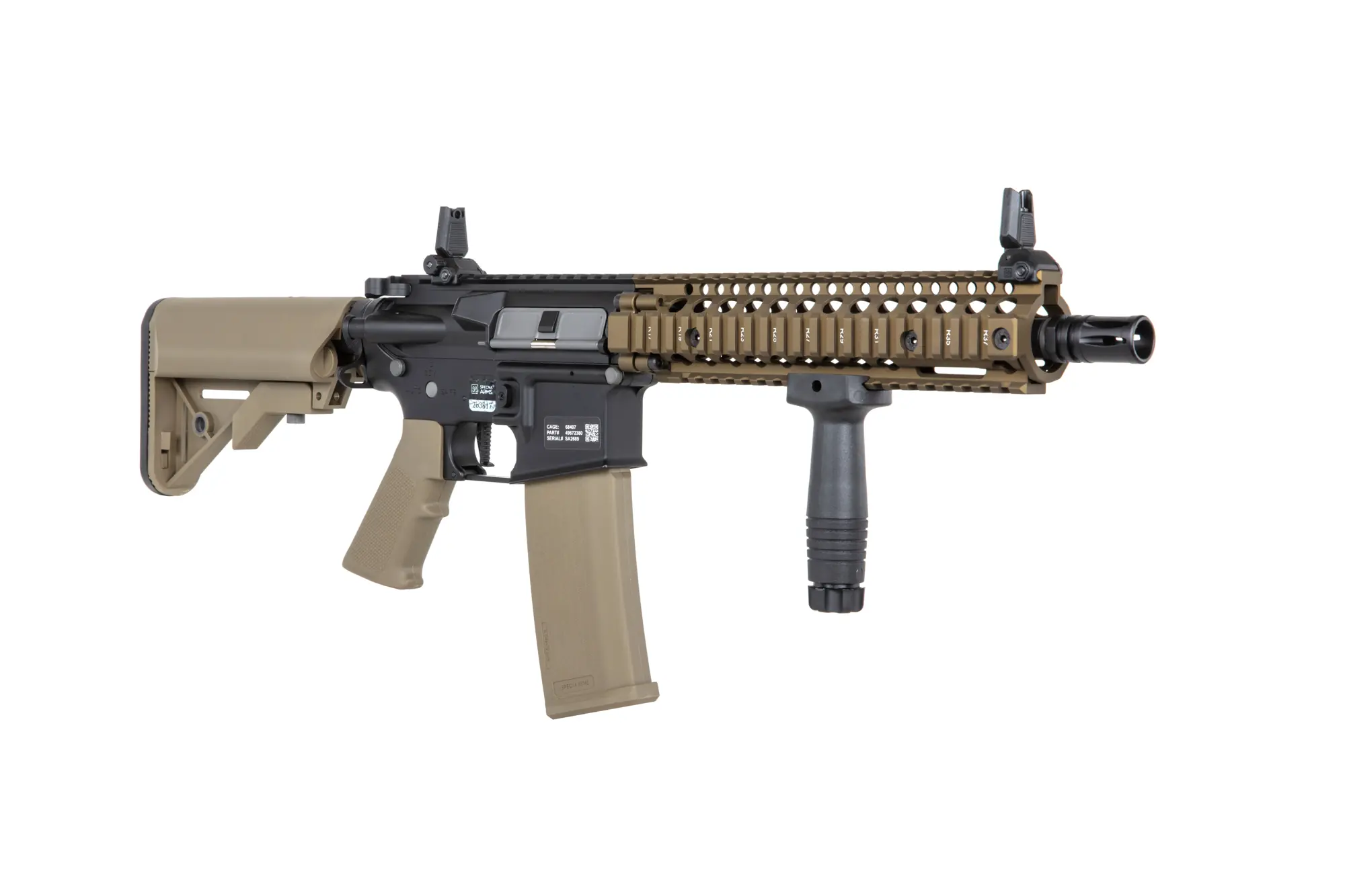 Alternative view of Karabinek ASG Specna Arms Daniel Defense® MK18 SA-P19 Prime™ Aster II ETU z silnikiem bezszczotkowym Chaos Bronze