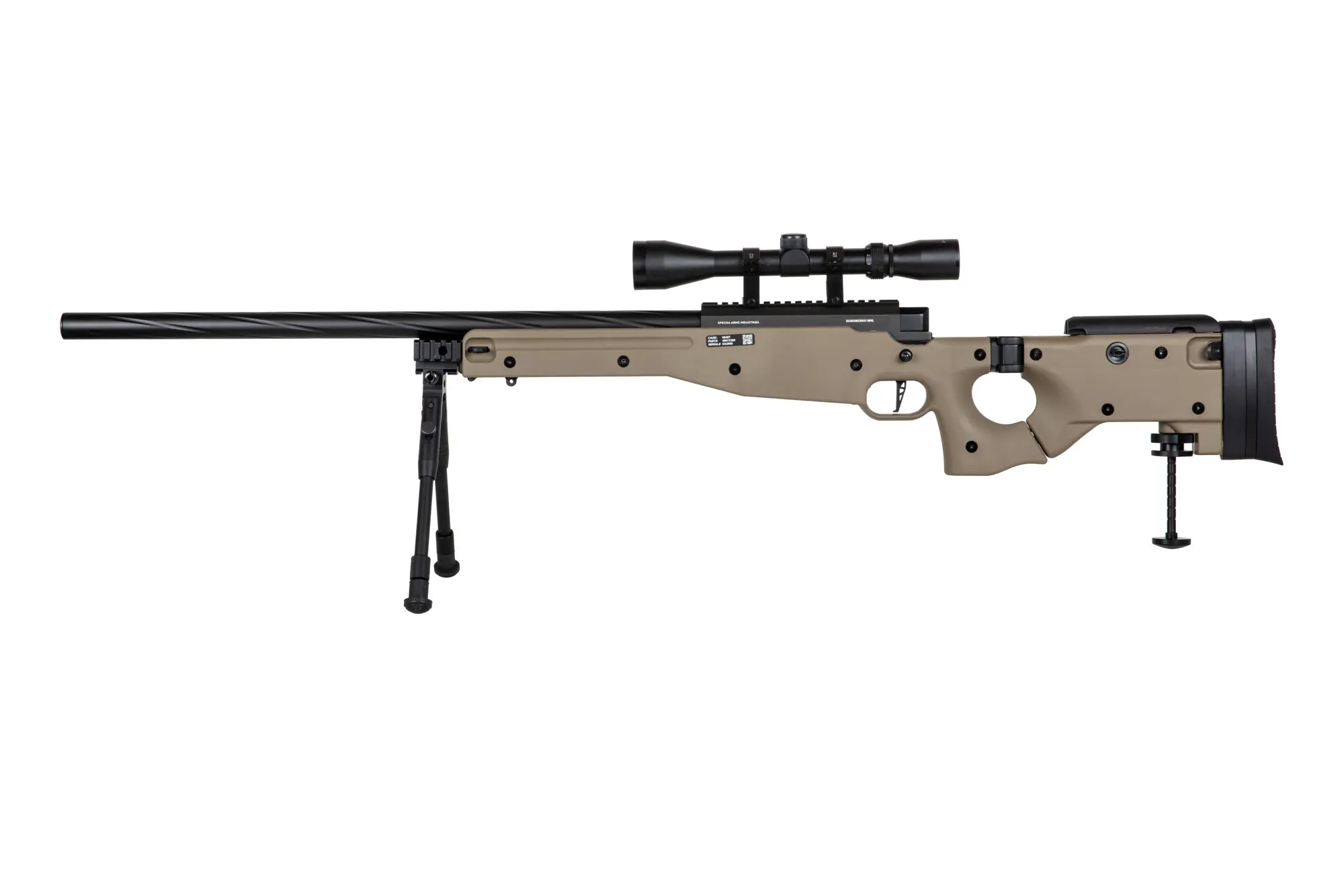 Alternative view of Replika karabinu snajperskiego Specna Arms SA-S14 EDGE™ z lunetą i dwójnogiem Tan