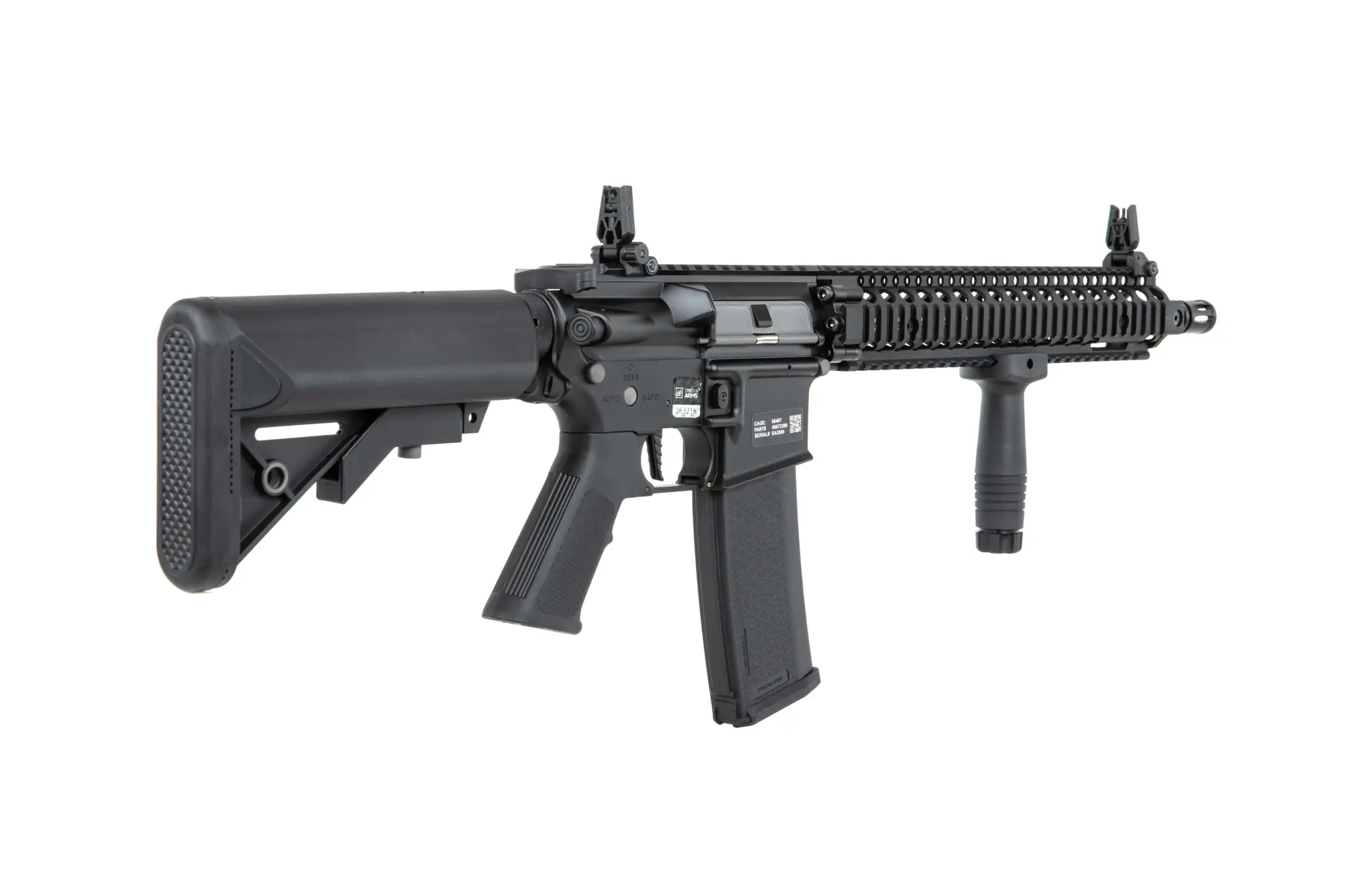 Alternative view of Karabinek ASG Specna Arms Daniel Defense® MK18 SA-P26 Prime™ HAL™ ETU z silnikiem bezszczotkowym Czarny