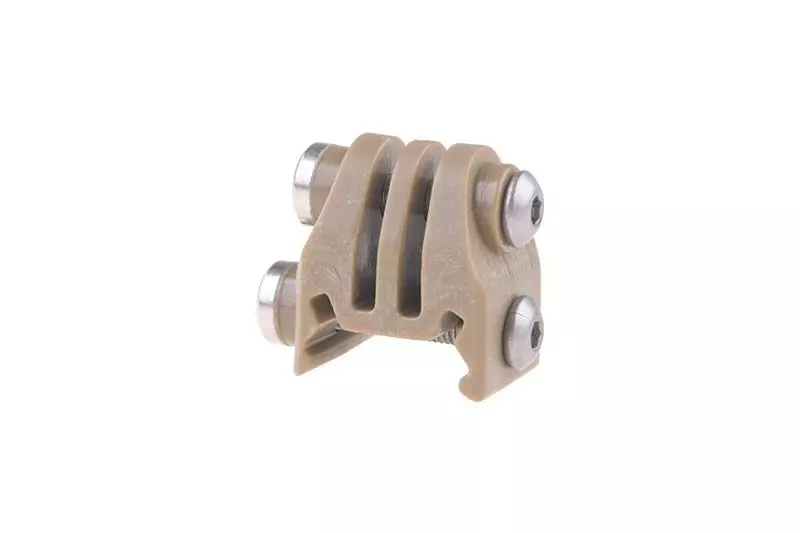 Montaż kamer sportowych na szynę RIS 22mm - tan