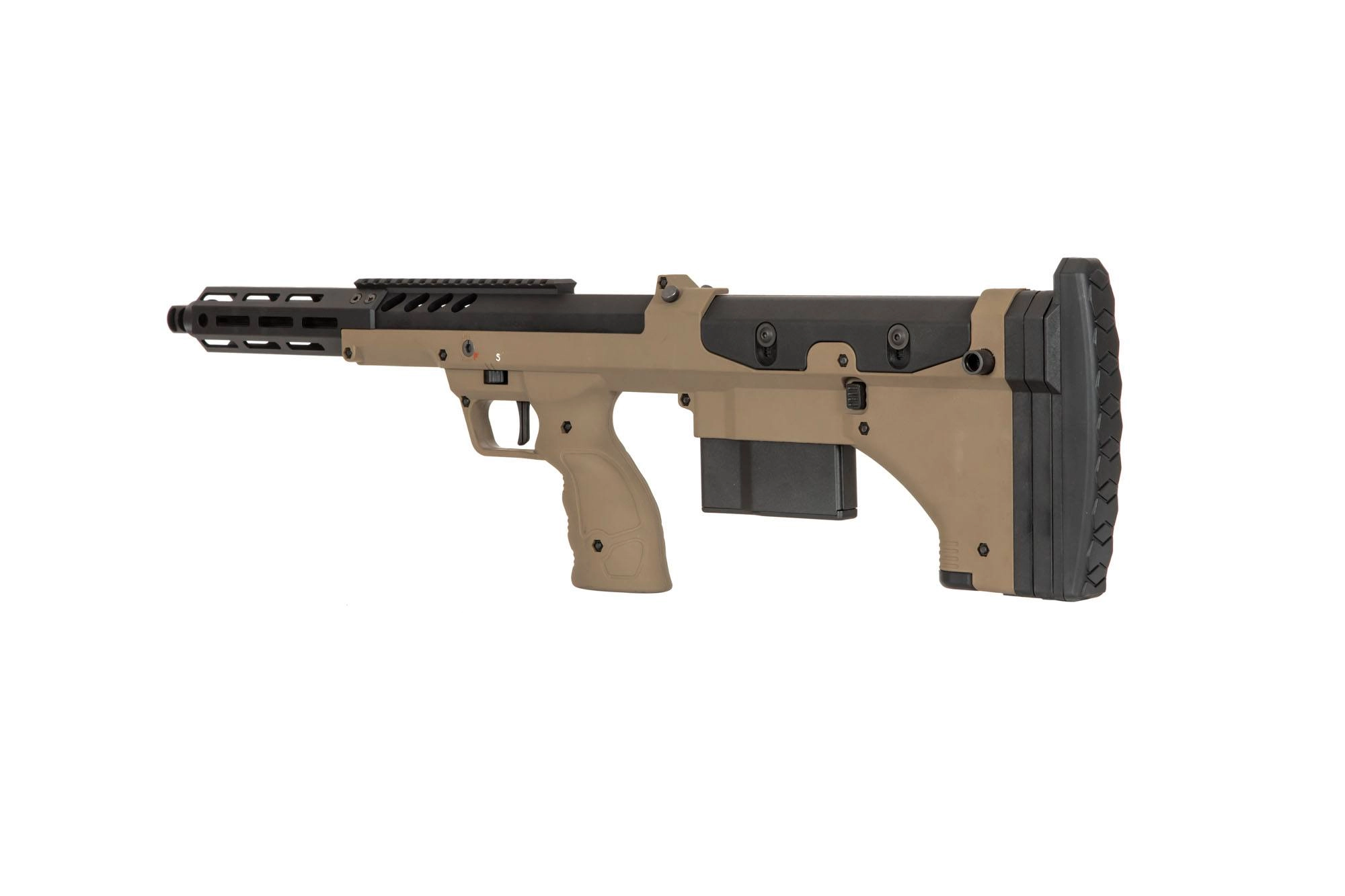 Alternative view of Replika karabinu snajperskiego Desert Tech SRS-A2/M2 Covert 16” (praworęczna) - FDE