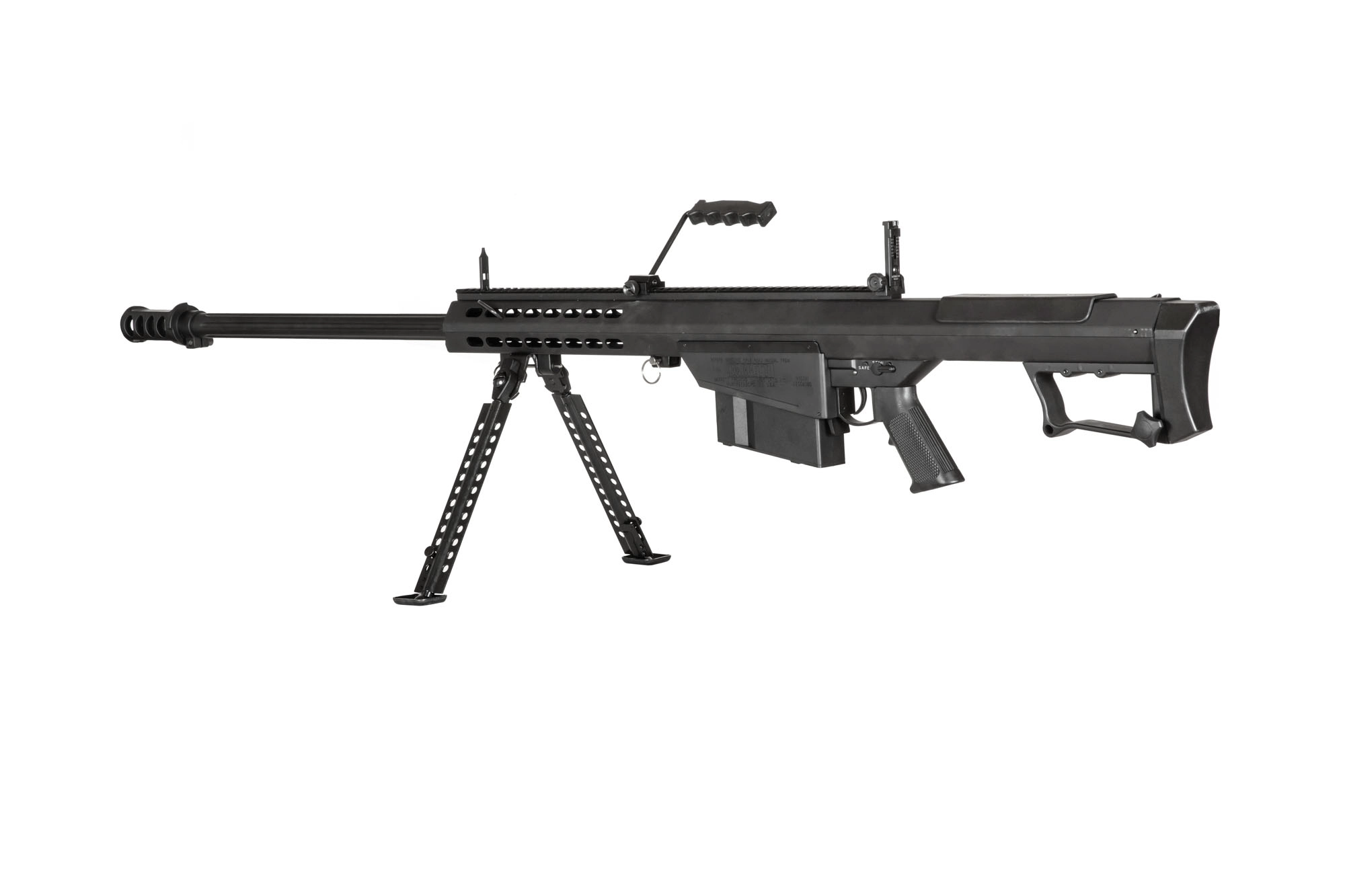 Replika karabinu Barrett® M107-S z dwójnogiem - Czarna