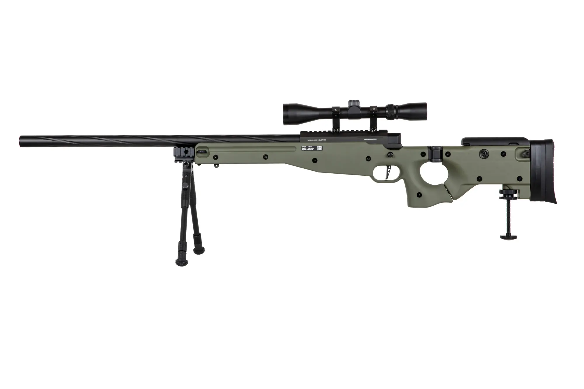 Alternative view of Replika karabinu snajperskiego Specna Arms SA-S14 EDGE™ z lunetą i dwójnogiem Oliwkowa