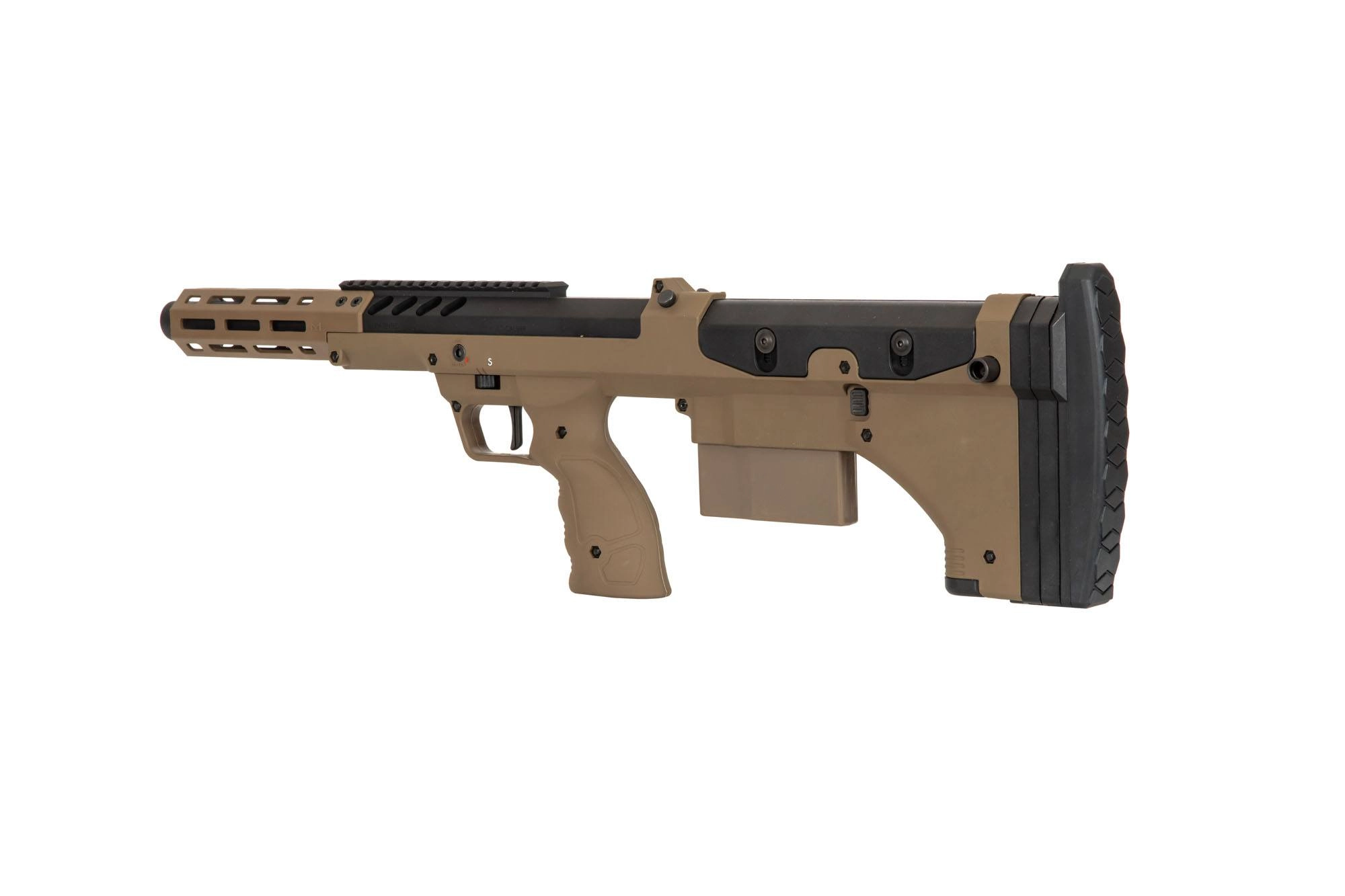 Alternative view of Replika karabinu snajperskiego Desert Tech SRS-A2/M2 Sport 16” (praworęczna) - FDE