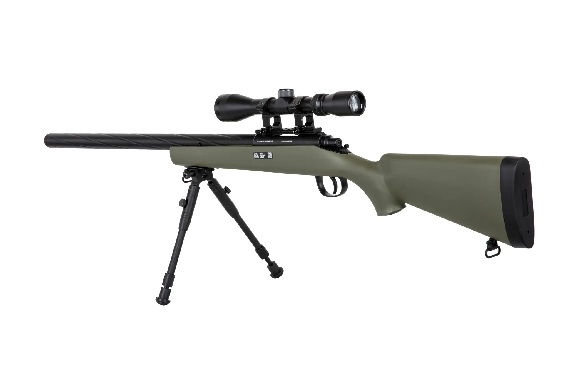Alternative view of Replika karabinu snajperskiego Specna Arms SA-S12 EDGE™ z lunetą i dwójnogiem Oliwkowa