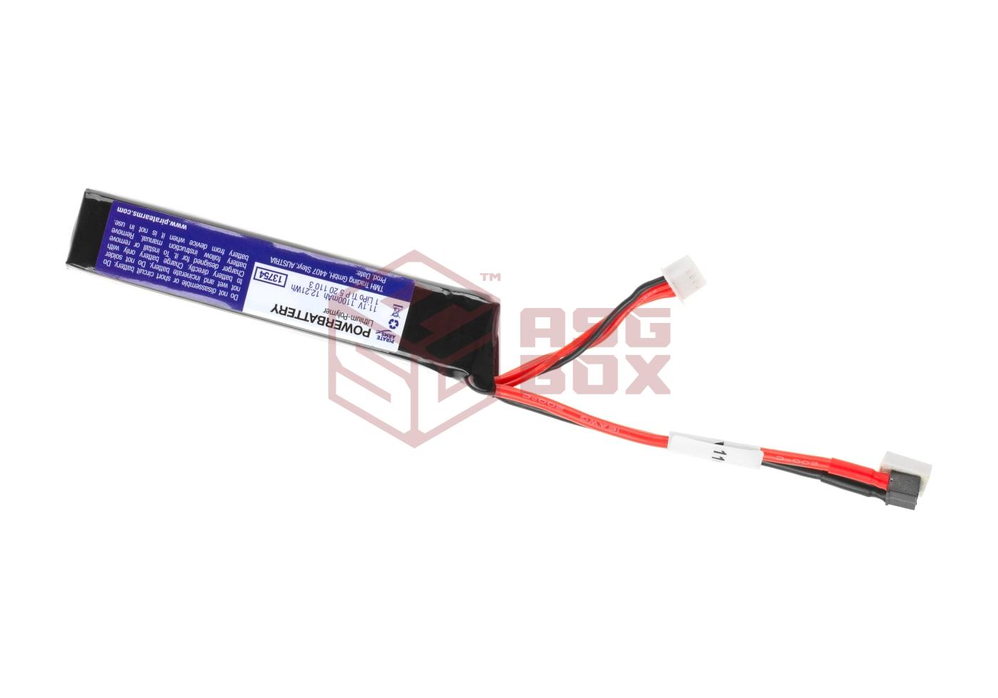 Akumulator Pirate Arms LiPo 11.1V 1100mAh 20C Mini T-Plug MP7 VFC